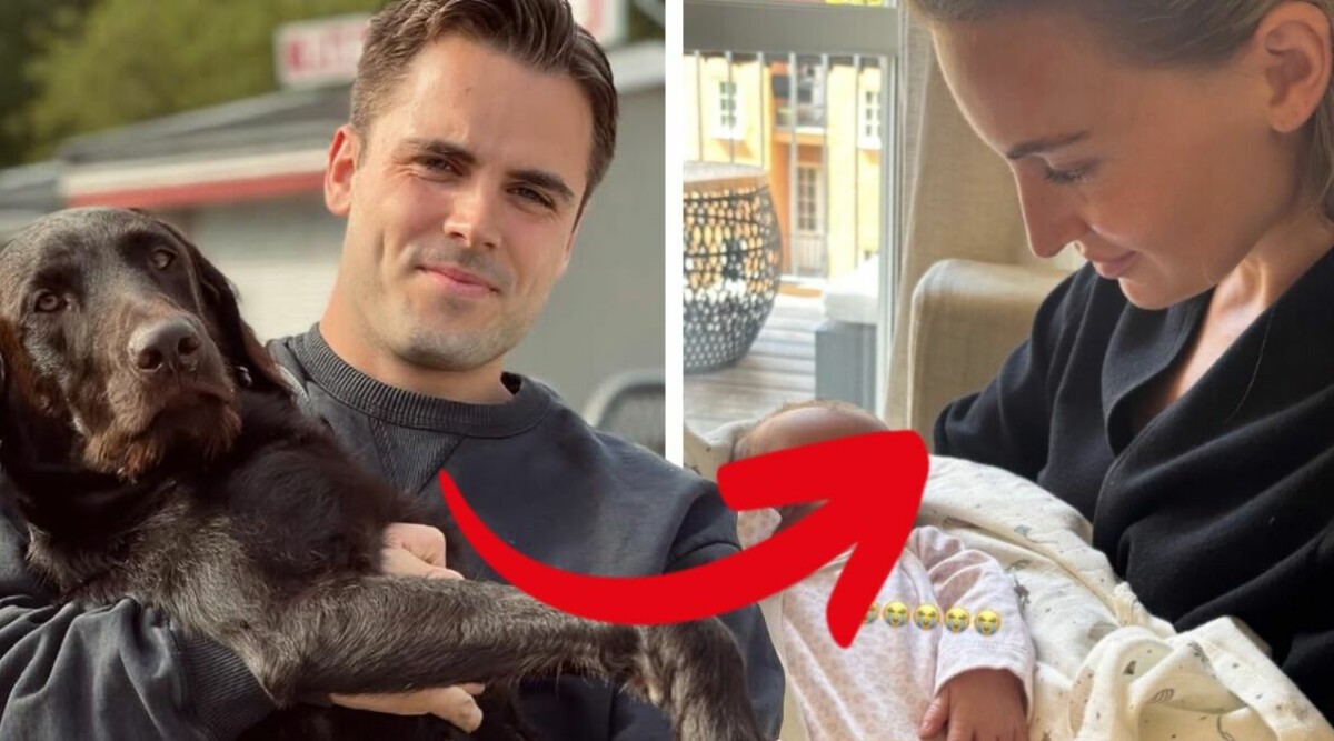 Phillipe Cohen och flickvännens lycka – visar upp nyfödda bebisen!