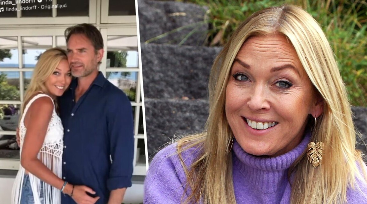 Linda Lindorffs bröllopslycka med maken Jacob