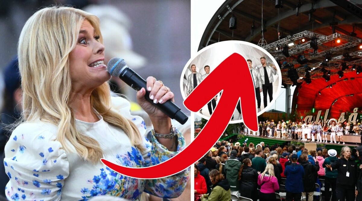 Allsång på Skansens krisplan – blixtinkallar folkkära dansbandet