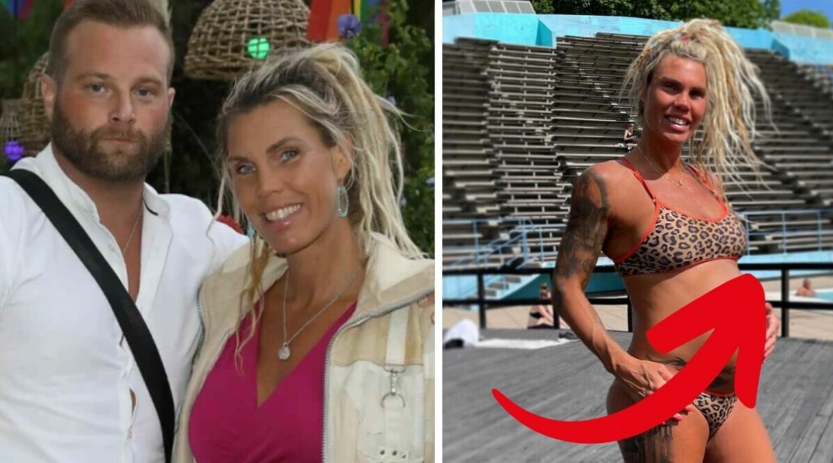 Mikaela Laurén visar upp gravidmagen – stora lyckan: ”Jag är så tacksam”
