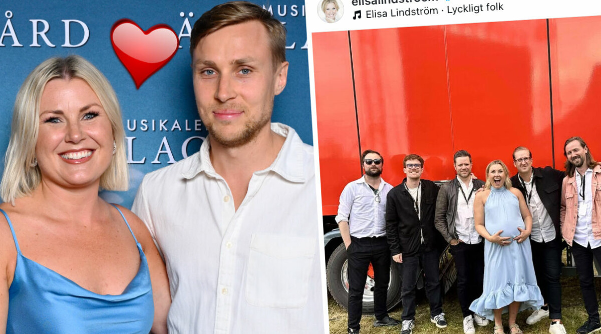 Elisa Lindströms glädjebesked – väntar sitt andra barn!