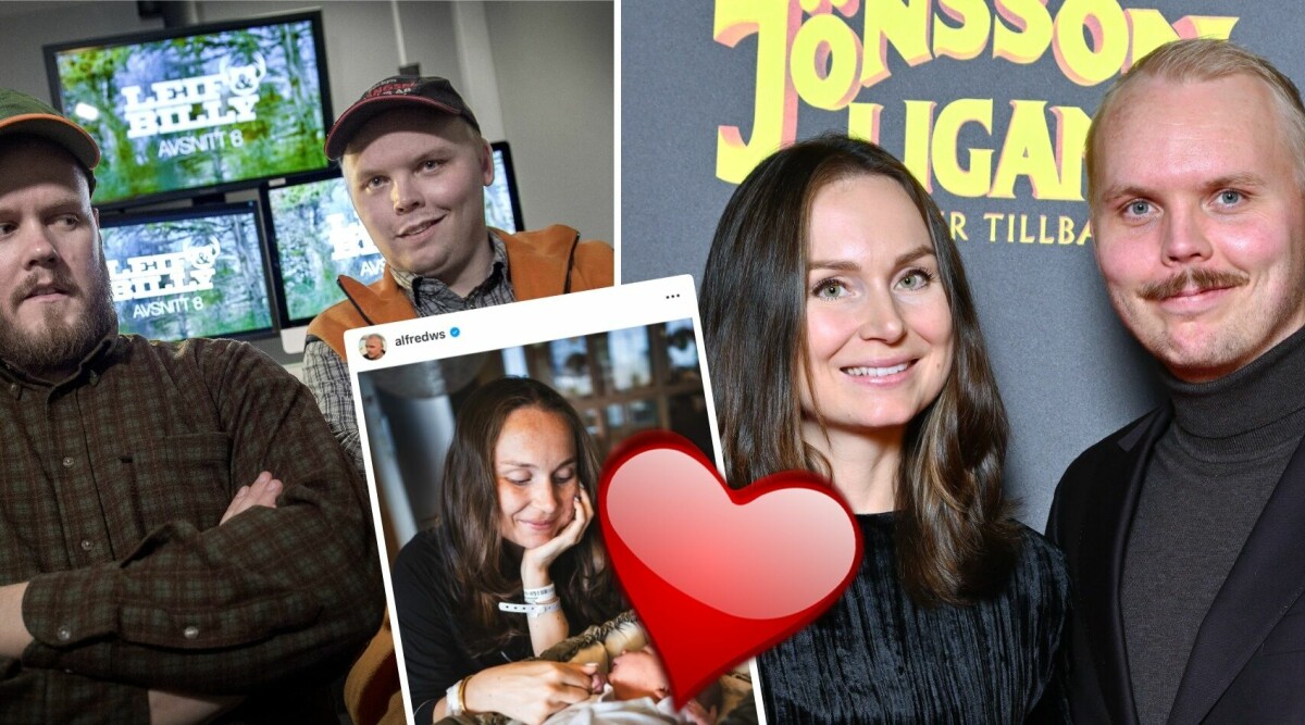 Bebislycka! Alfred Svensson har blivit pappa