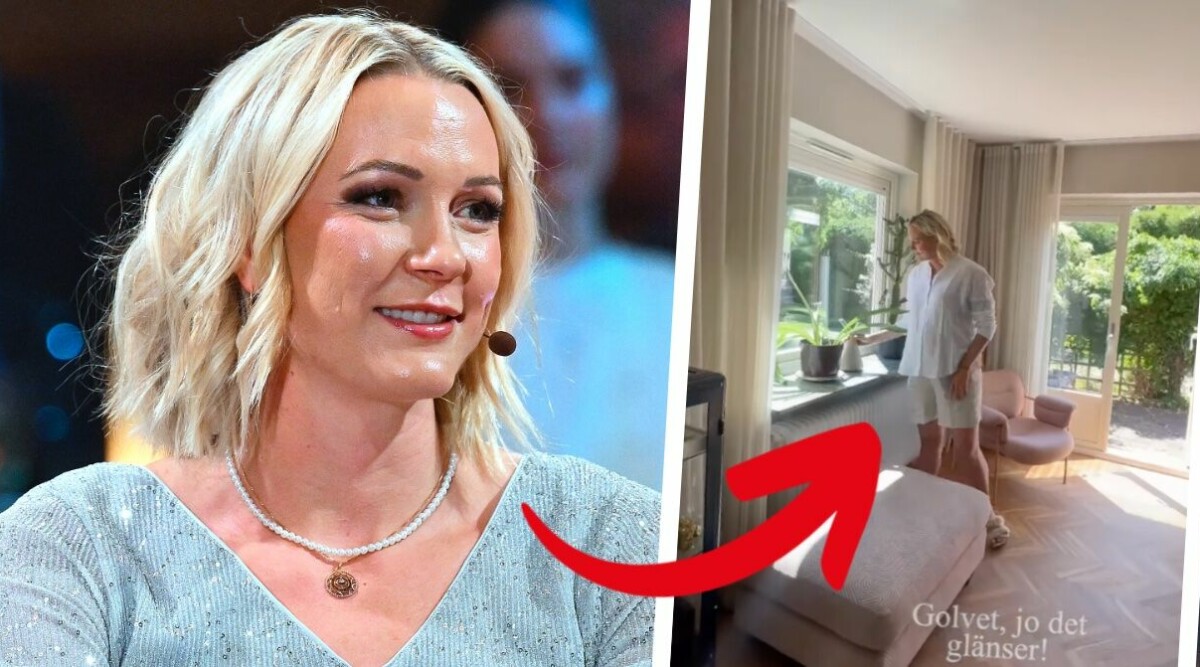 Sarah Sjöströms familjelycka – visar upp gravidmagen och nya huset: ”Känns harmoniskt”