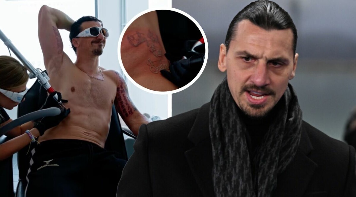 Zlatan tar bort omtalade tatueringen – egna orden