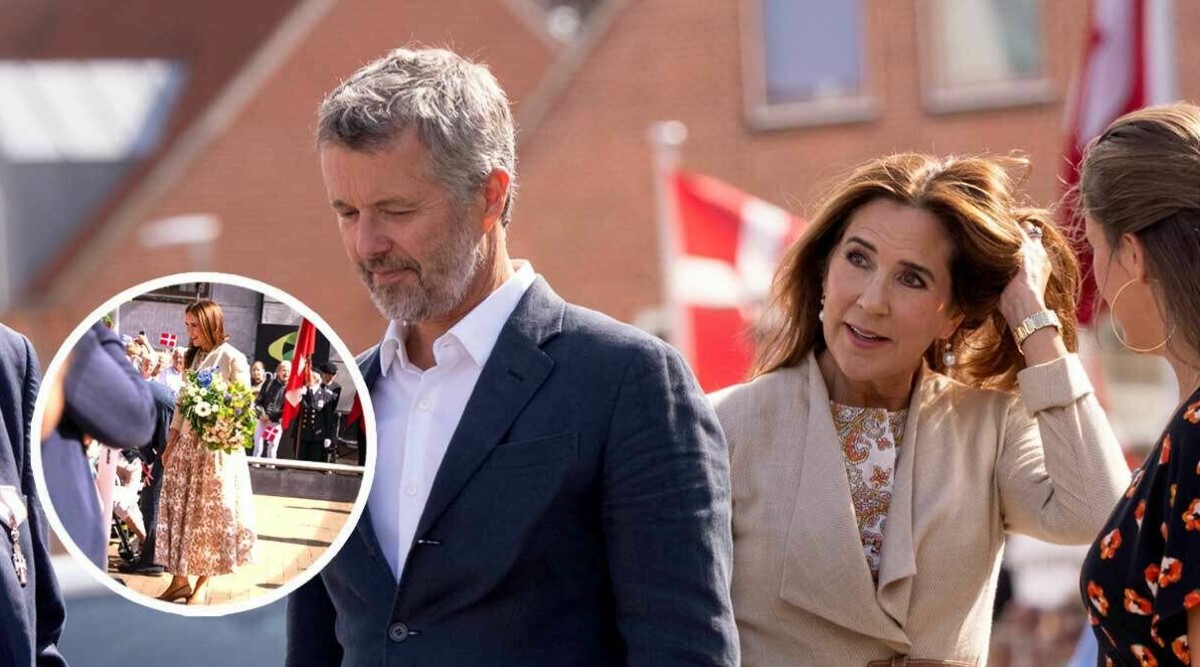 Här blir drottning Mary attackerad av ilsket djur – lämnade festen i ilfart