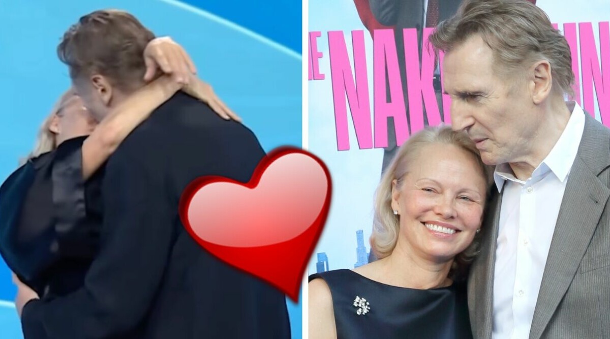 Bekräftat: Pamela Anderson och Liam Neeson är ett par: ”Hopplöst förälskad”