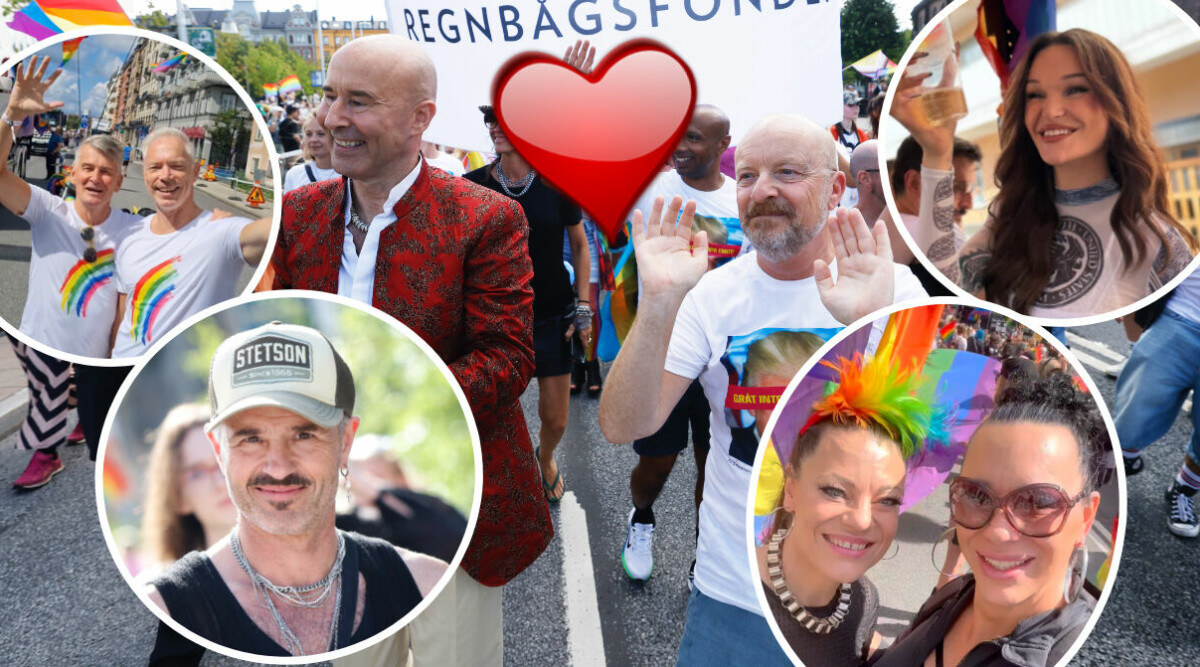 BILDEXTRA: Prideparaden i Stockholm 2025! – Jonas Gardell och Mark Levengood ihop