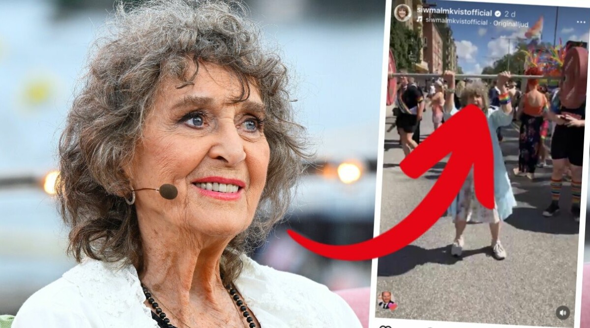 Siw Malmkvist chockar alla på Pride – hyllas: ”Underbar!”