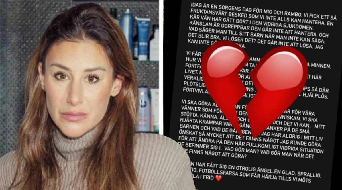 Katrin Zytomierska skakas av dödsfallet – sonen Rambos kompis: ”Fruktansvärt besked”