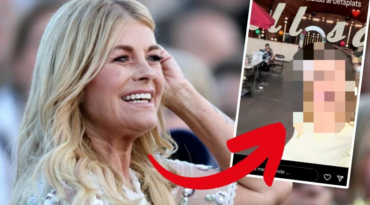 Hon tar över Allsången! Jublet på scenen innan sändning