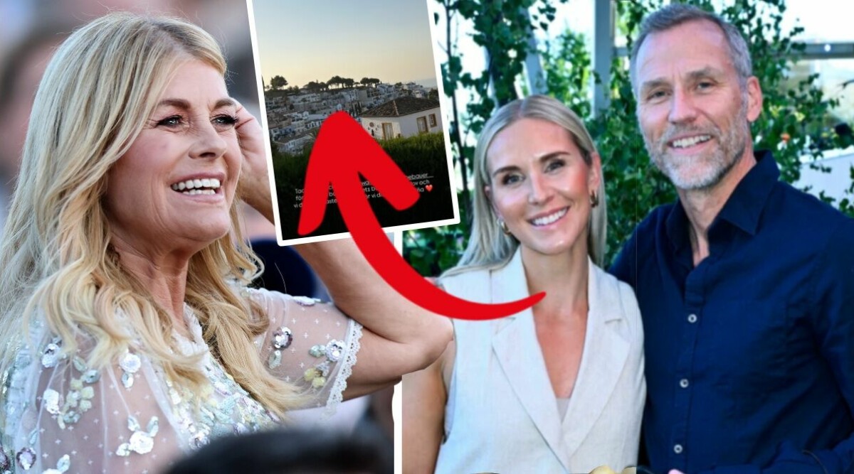 Christian Bauers dotter jublar – tagit över Pernilla Wahlgrens lyxhus: ”Tack tack tack”