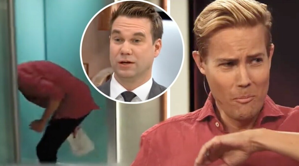 Anders Pihlblads chock – Henrik spottar ut maten i direktsändning: ”Du måste svälja!”