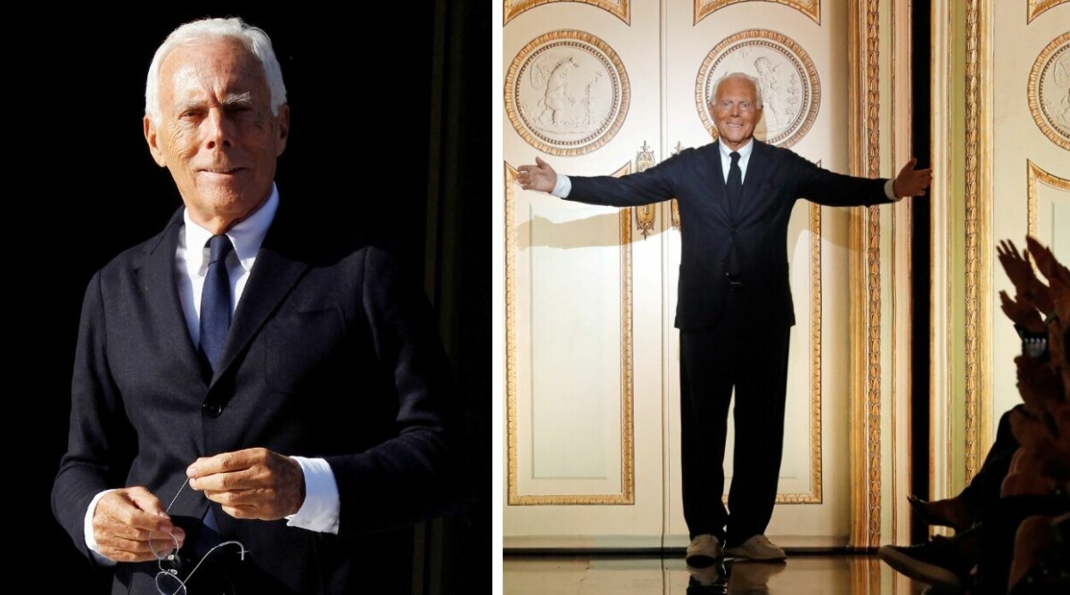 Modekungen Giorgio Armani död