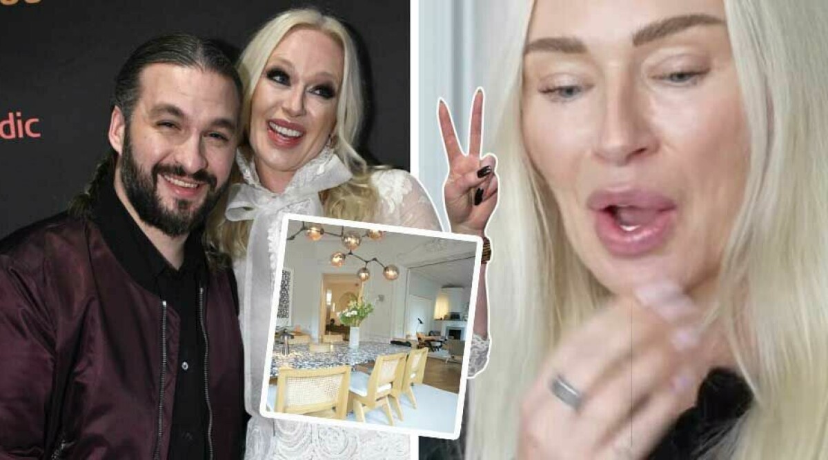 Isabel Adrian och Steve Angelo bor på 500 kvm – bilderna från ENORMA lyxvåningen