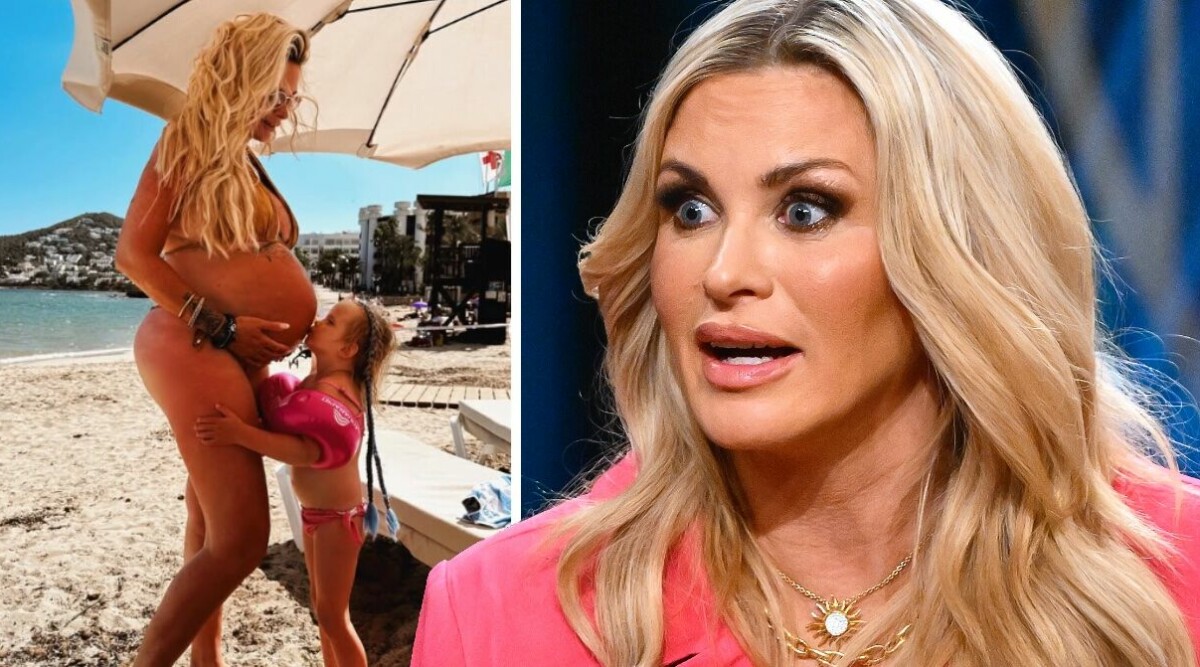Carolina Gynning om förlossningen – hemska upplevelsen: ”Han var hemsk”