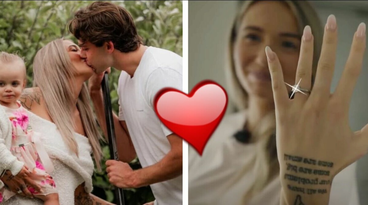 Nicci Hernestig visar upp vigselringen! ”Det var den bonusen i år”