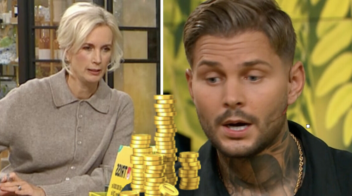 Jenny Strömstedts sexfråga till influencern – mitt under Triss-skrapet