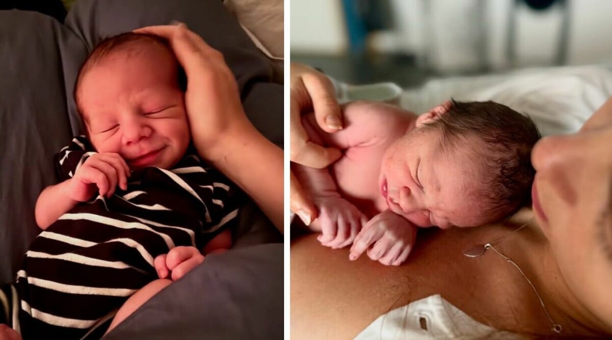 BEBISLYCKA! Skarsgård har fått en son – ber bebisen om ursäkt: ”Förlåt för att vi förstörde”