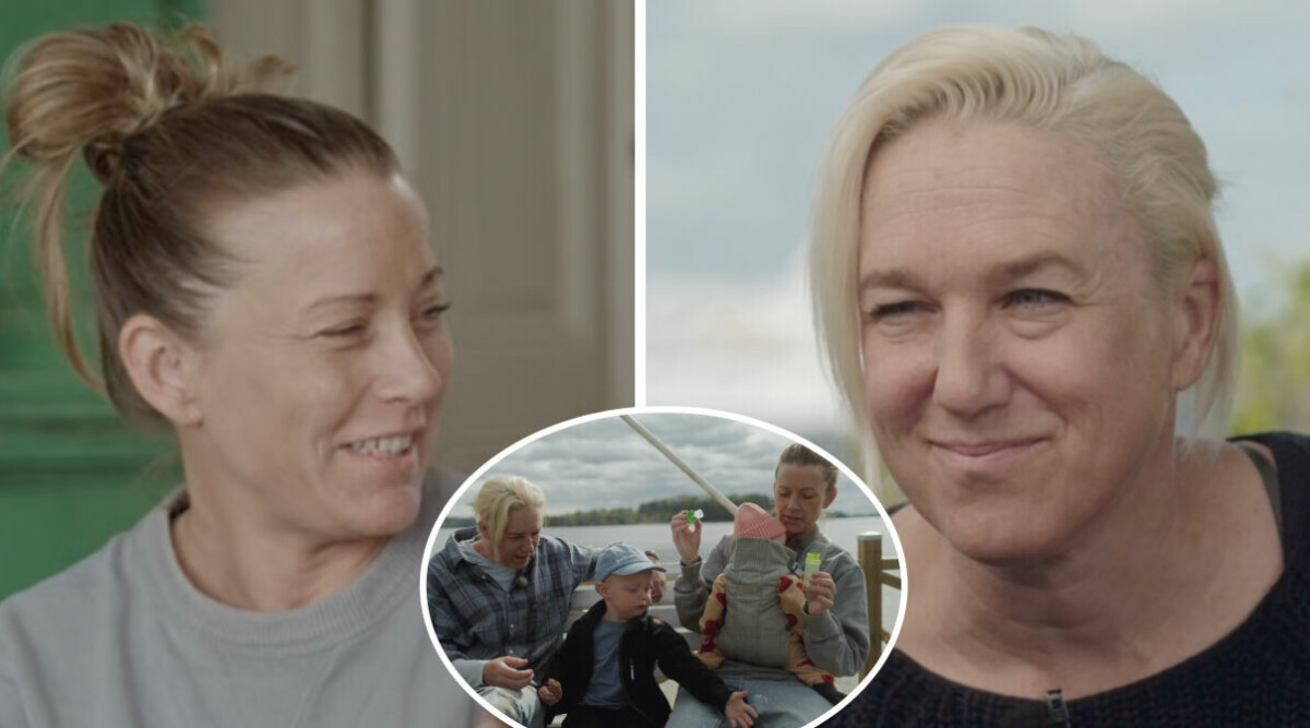 Kajsa Bergqvist och Josefines stora lycka – nu får alla se hela familjen!