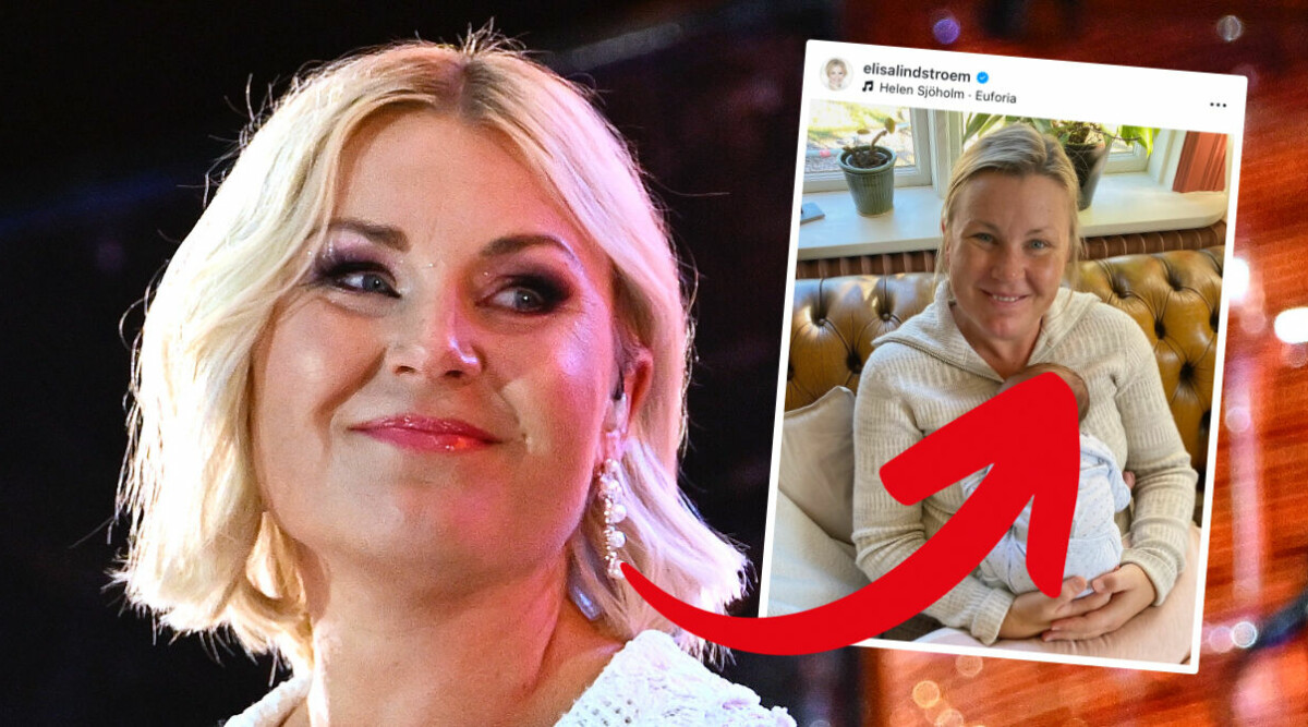 Här visar Elisa Lindström upp dottern för första gången • Så ska hon heta!