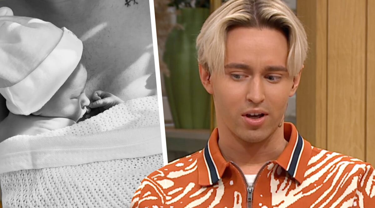 Hampus Nessvold i tårar – skräcken med nyfödda sonen: ”Rädd att vi förstört något”