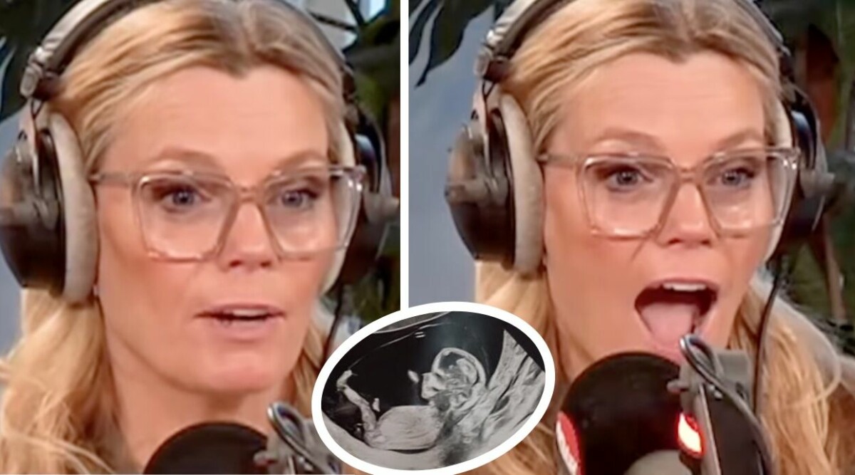 Tårarna i direktsändningen efter glädjebeskedet: ”Jag har en bebis i min mage”