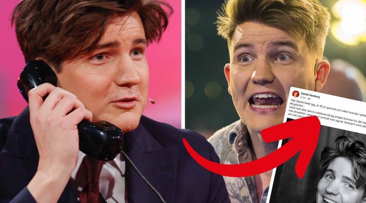 Daniel Norberg står utan boende – anklagas för att ljuga: ”Fejk!” • Bingolottos svar