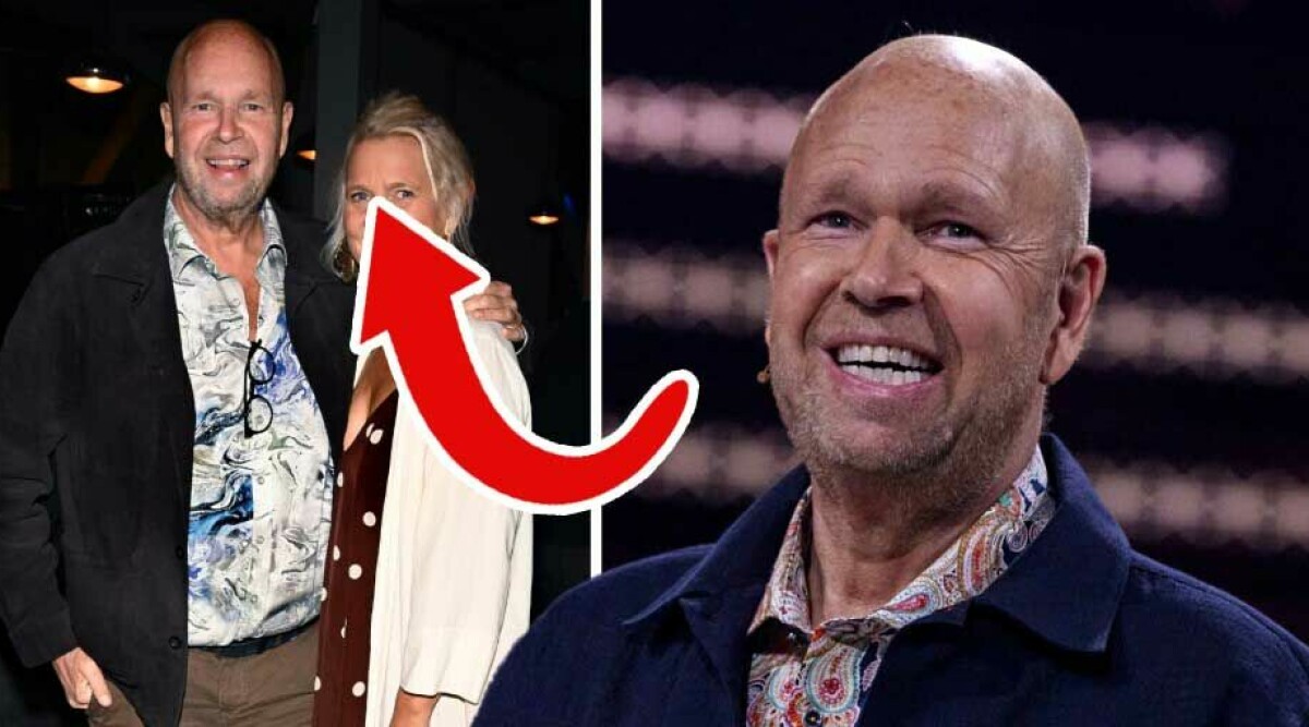 CHOCKEN! Här dyker Lasse Kronér upp med hemliga flickvännen på kändisfesten