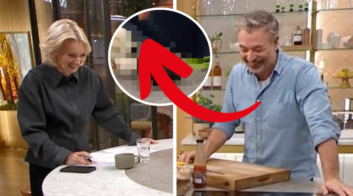 Tareq Taylors chockfynd i Nyhetsmorgon – Jenny Strömstedt brister ut i skratt