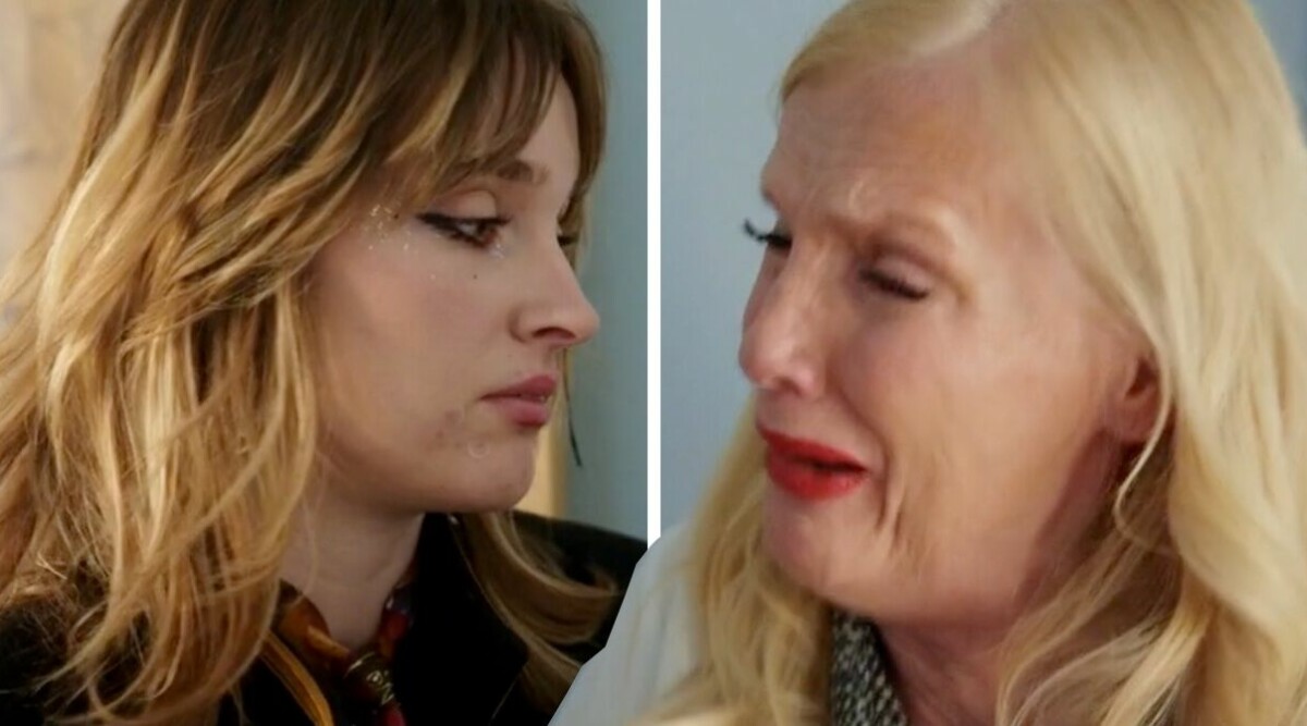 Gunilla Persson i storbråk med dottern Erika – bryter ihop: ”Emot att han står i mitt hem”