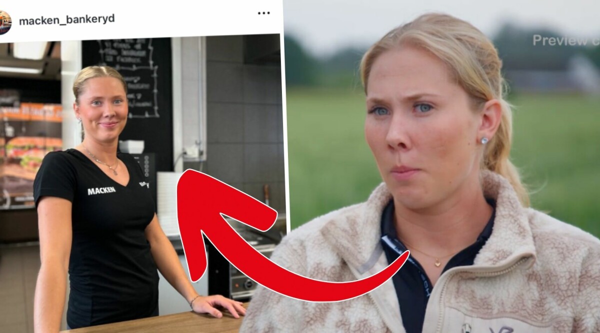 Här är Bonde-Elins hemliga liv – jobbar på en bensinmack