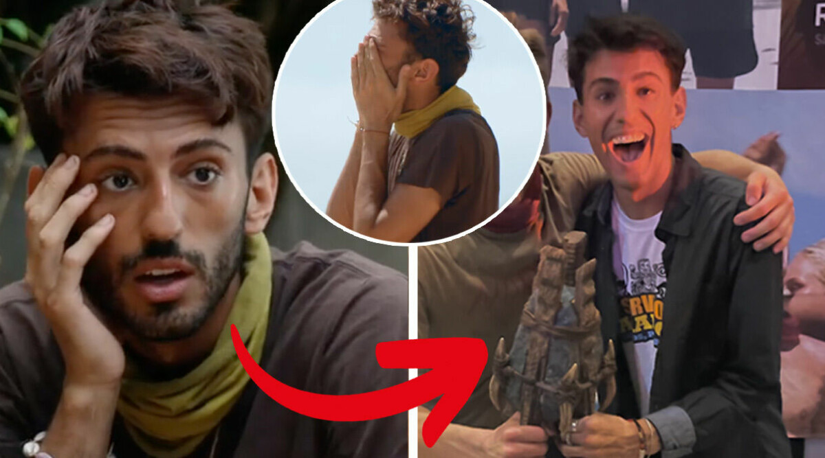 Bilden som avslöjar allt: Här lyfter Robinson-Kevin vinst-statyetten!