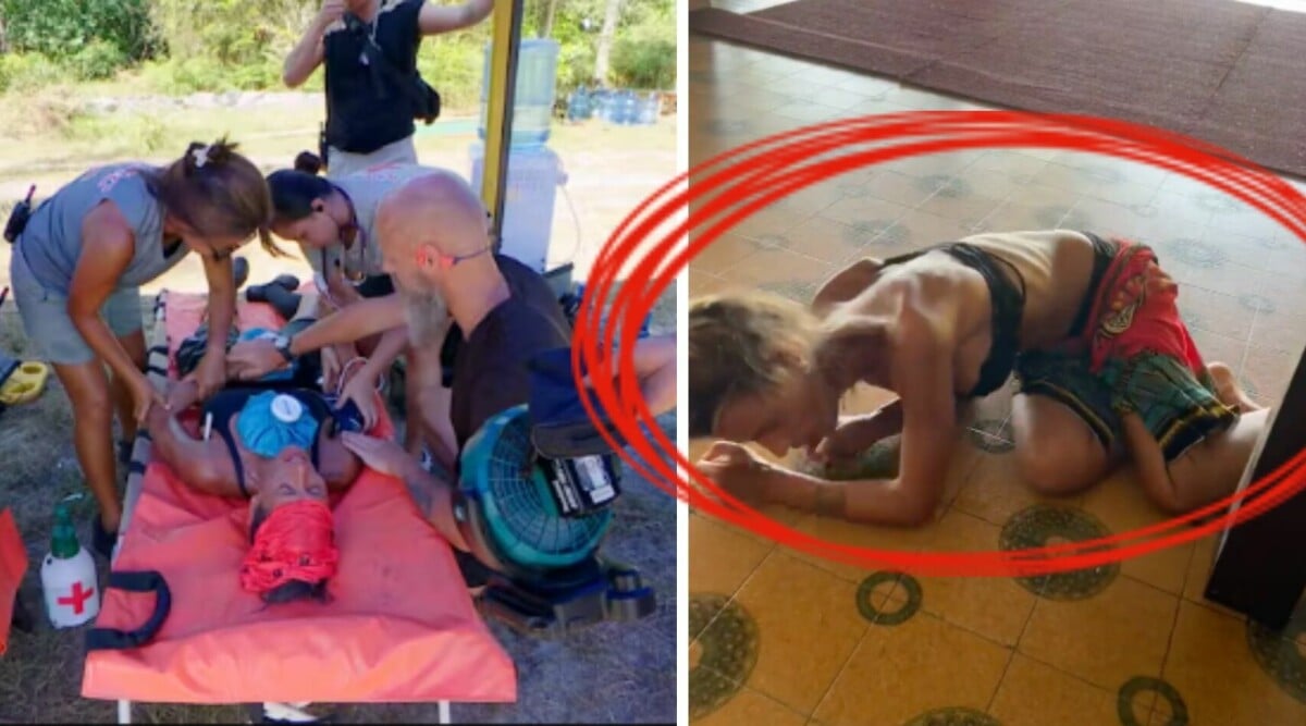 Här kollapsar favoriten mitt under Robinson – läkarnas kamp • Livsfarligt viktras