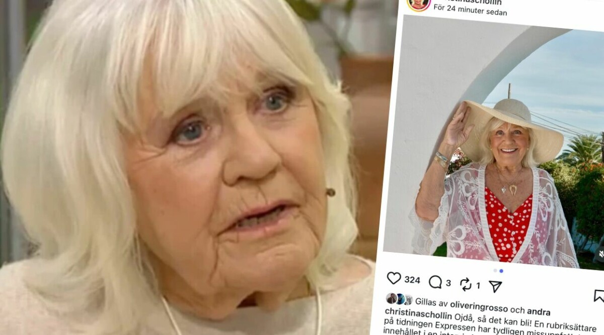 Christina Schollin slår tillbaka: ”Jag har inte flyttat”