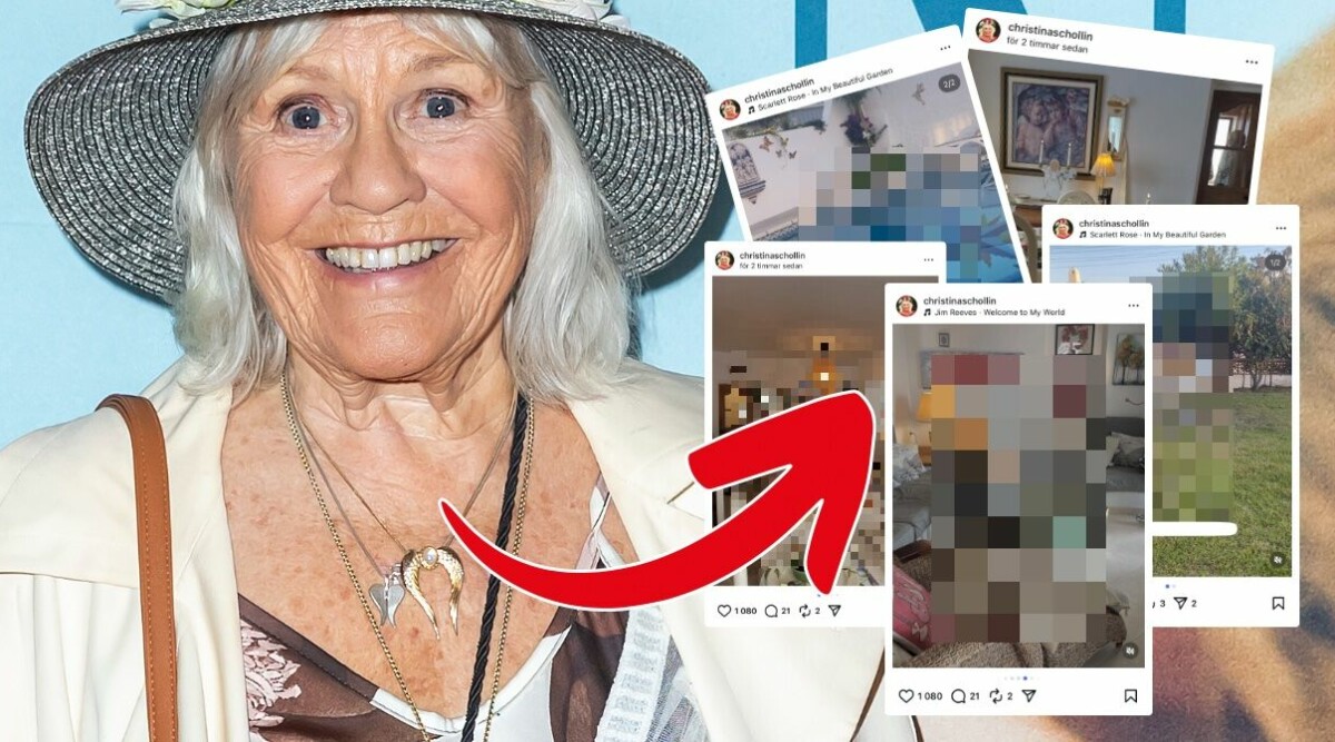 Se privata bilderna inifrån Christina Schollins hus i Spanien ✔ Innergården ✔ Poolen