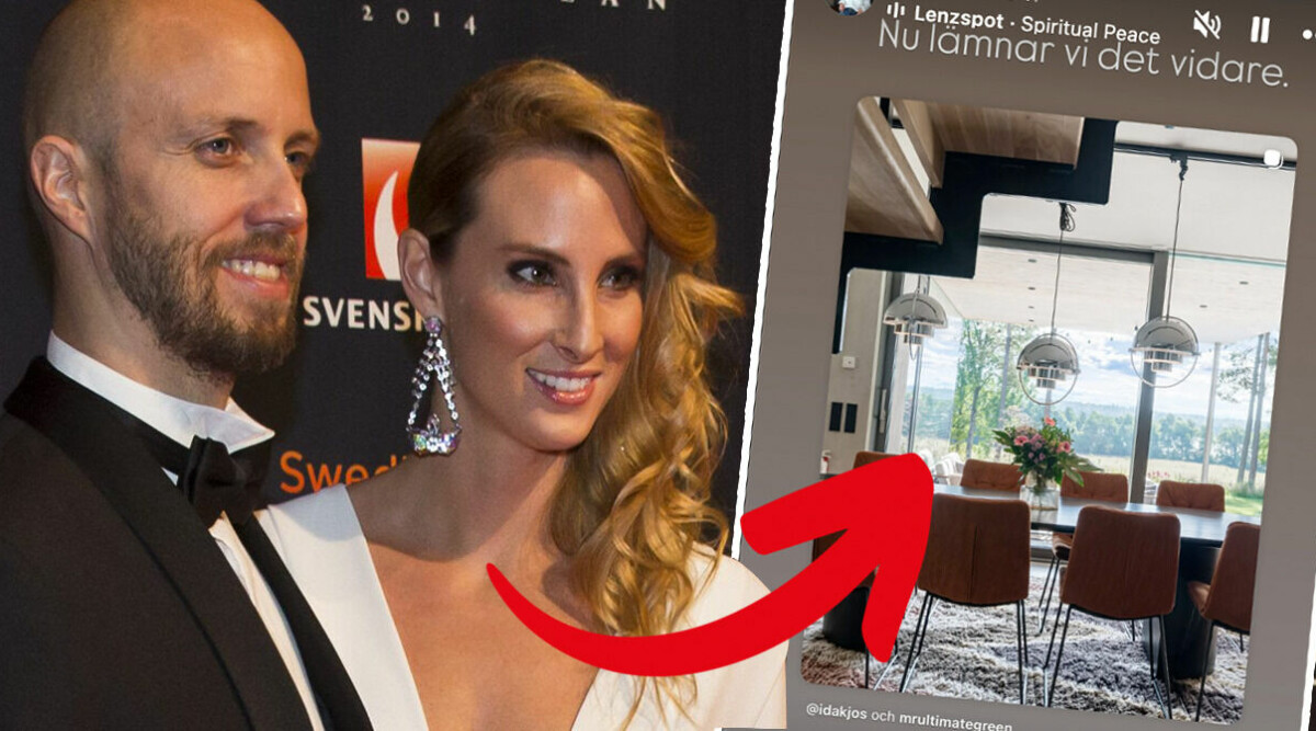 Lars Frölander och Ida Kjos säljer drömhuset – efter skilsmässan