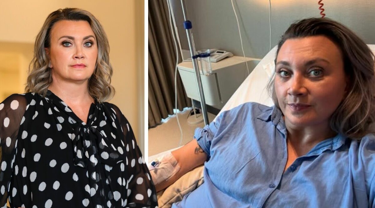 CHOCKEN! Camilla Läckbergs bild från sjukhussängen – får stamcellsbehandling