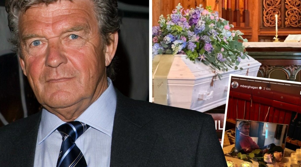 Kjell Kaspersen förd till sista vilan ✔ Bilderna från begravningen