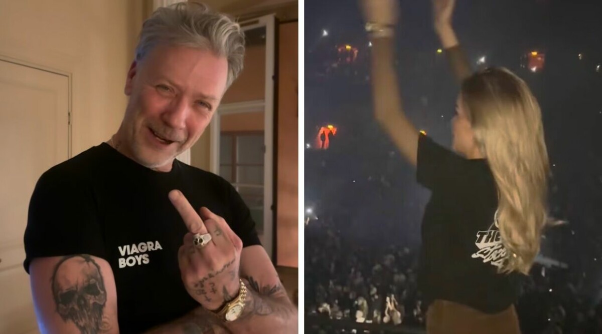 Nya bilden på Mikael Persbrandt – syns tillsammans med kändisfrun