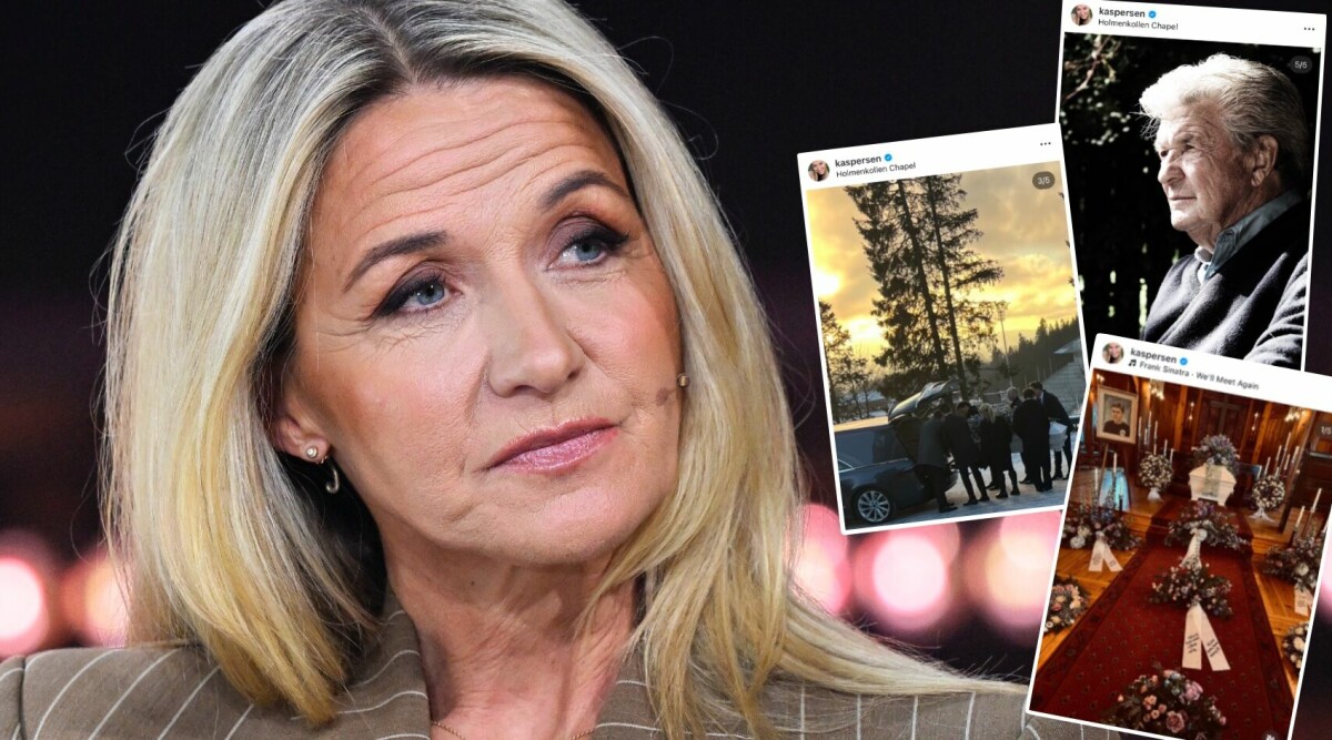 Kristin Kaspersens känslosamma ord efter begravningen: ”Tack för allt pappa”