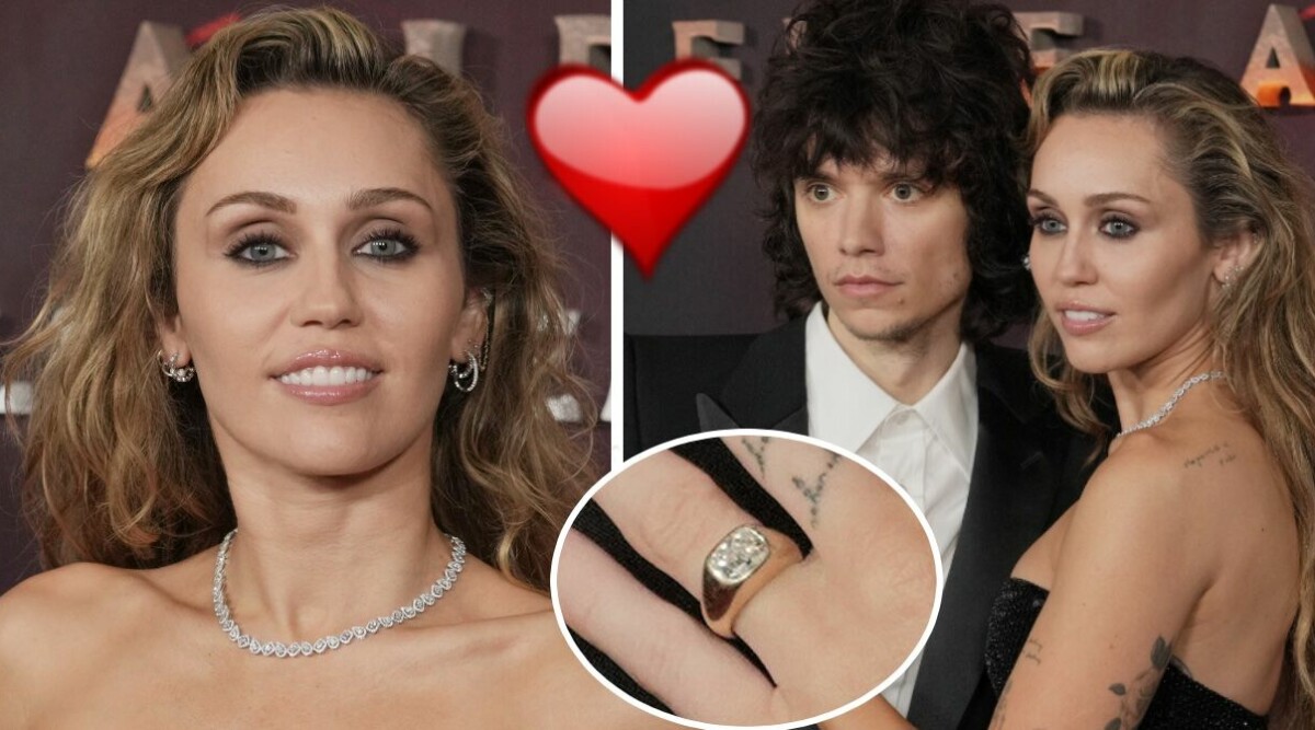 Stora lyckan! Miley Cyrus förlovad med kändismannen – se massiva ringen!