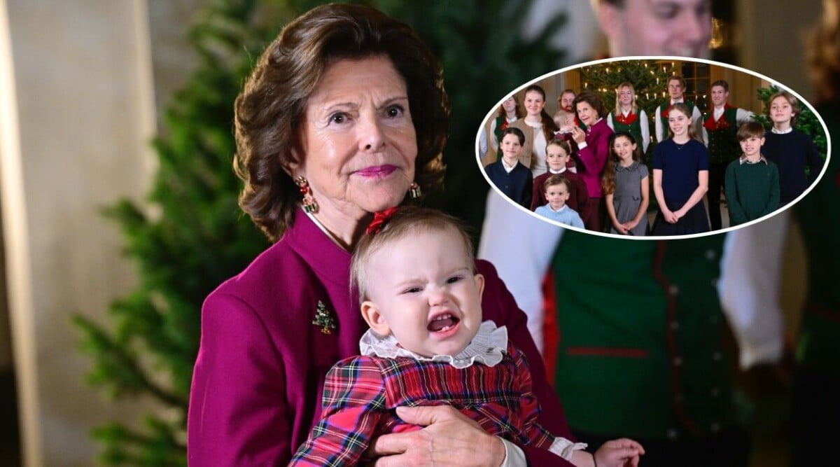 BILDEXTRA: Silvias julmys med barnbarnen! Ines missnöjd hos farmor