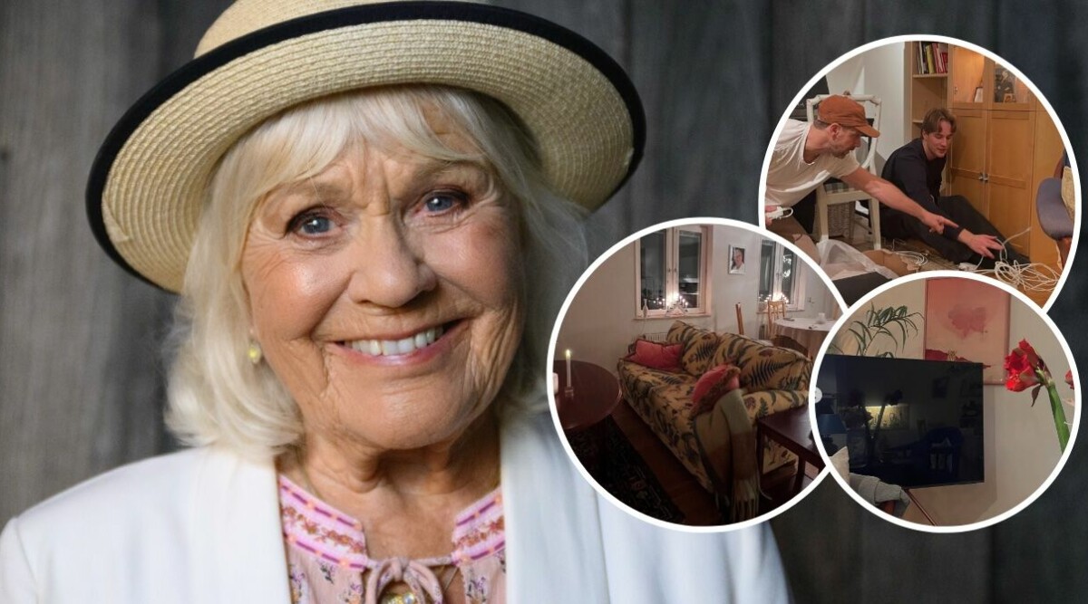 Nu flyttar Christina Schollin från det stora röda huset: ”Hämtat alla mina saker”