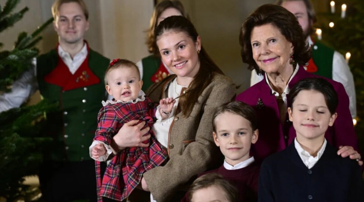 Tillskott i svenska kungafamiljen! Visar upp nya hunden Bonnie