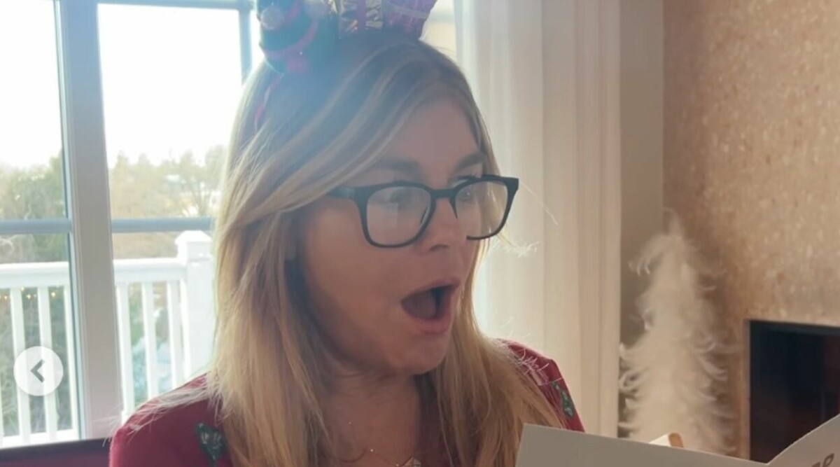 Pernilla Wahlgren i total chock – födelsedagspresenterna från Bianca och Zoe