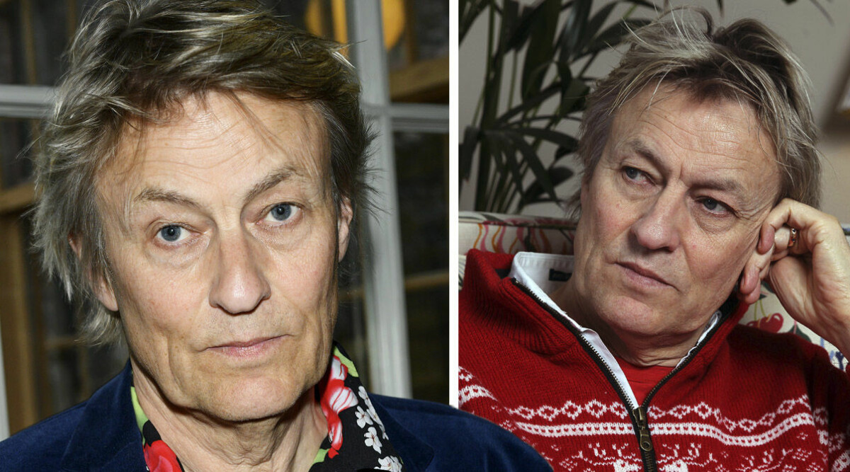 Lars Lerins utbrott – kastade ut ett vitrinskåp