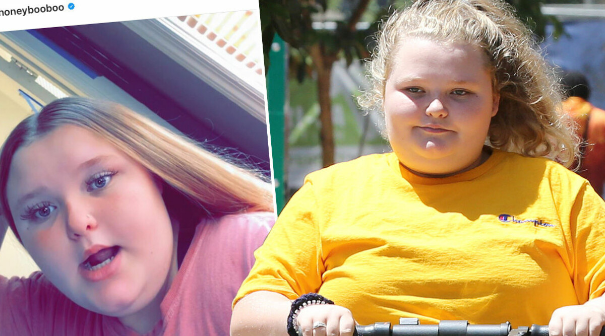 Honey Boo Boos visar upp förvandlingen efter stora viktraset