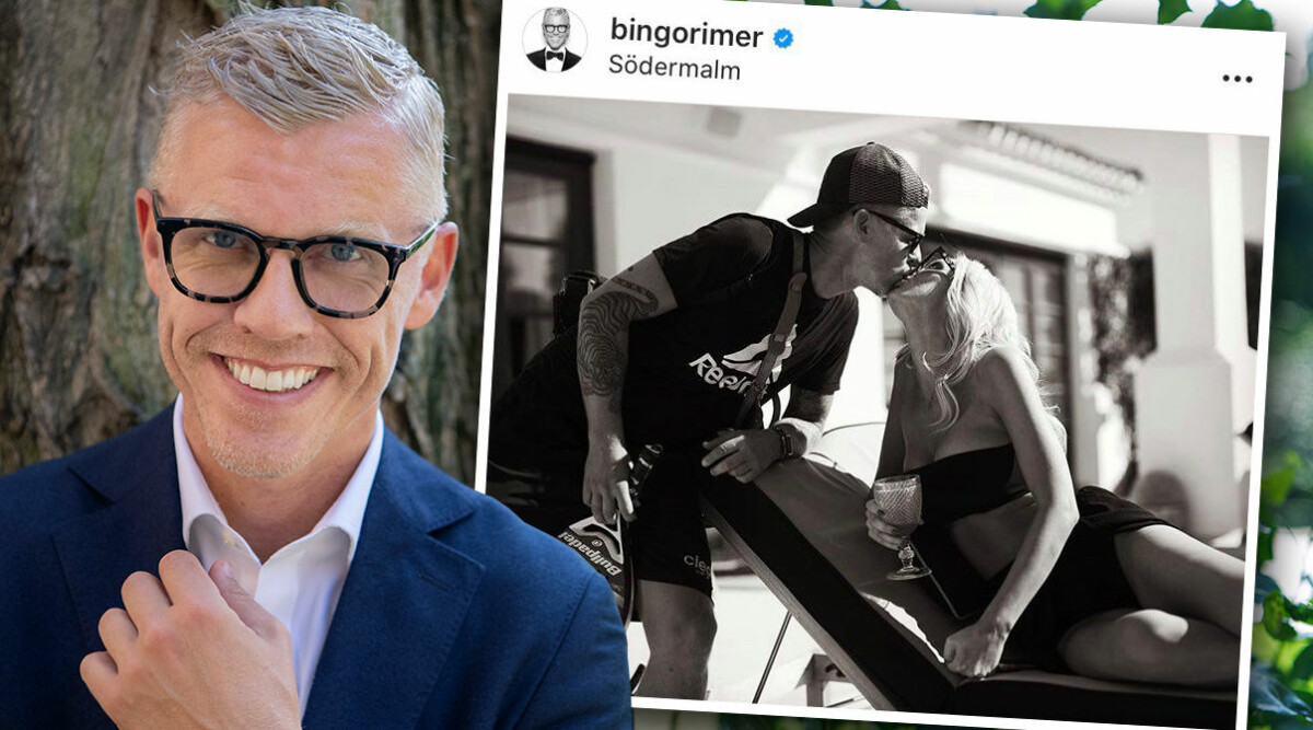 Bingo Rimérs nya kyssbild med Julia Franzén får följarna att jubla