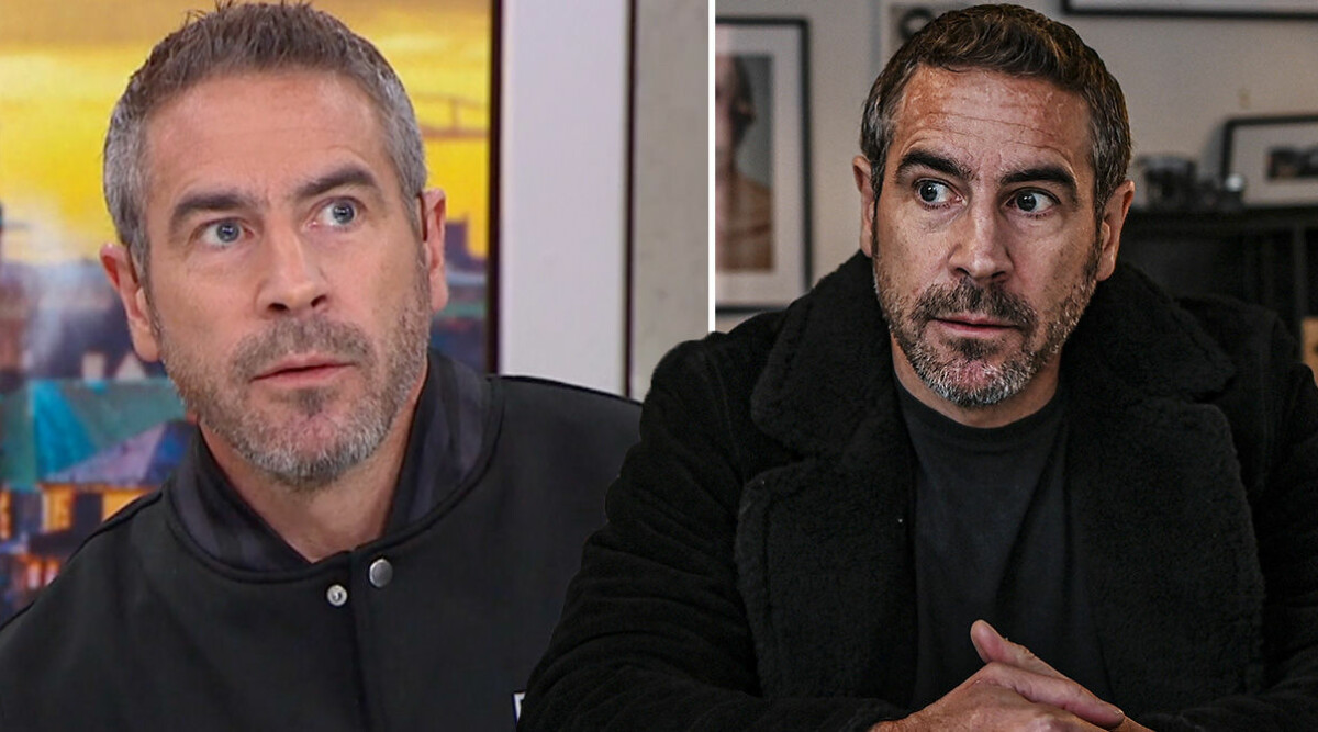 Ola Rapace starka reaktion i direktsändning efter Sven Wollters död