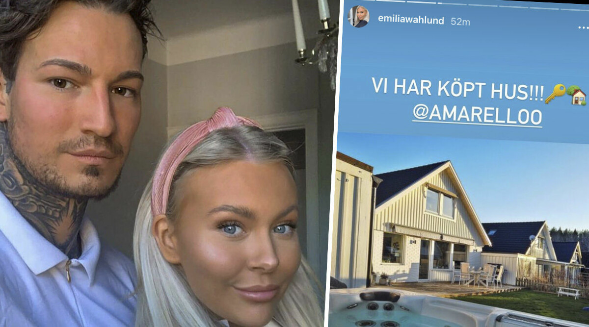 Första bilderna på Marcelo Peña och Emilia Wahlunds hus